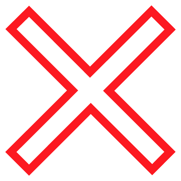 Railway crossbuck — official Alberta sign catalogue image