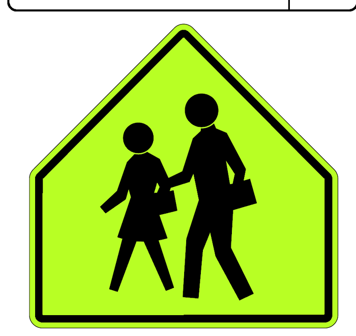 School area — official Alberta sign catalogue image